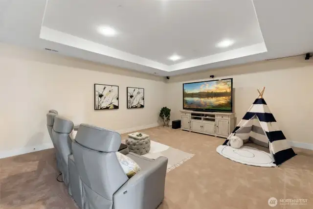 Home Theater in Ground Floor