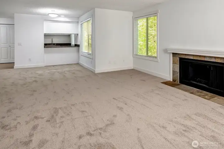 Living Area is very large