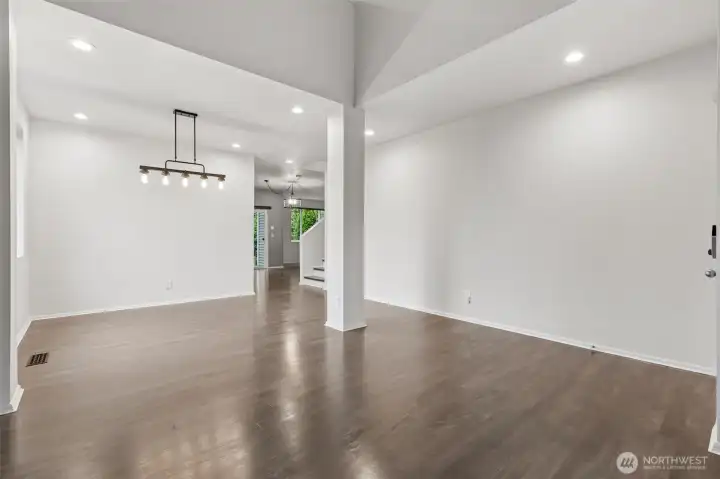 View towards your formal dining room from your formal living room.