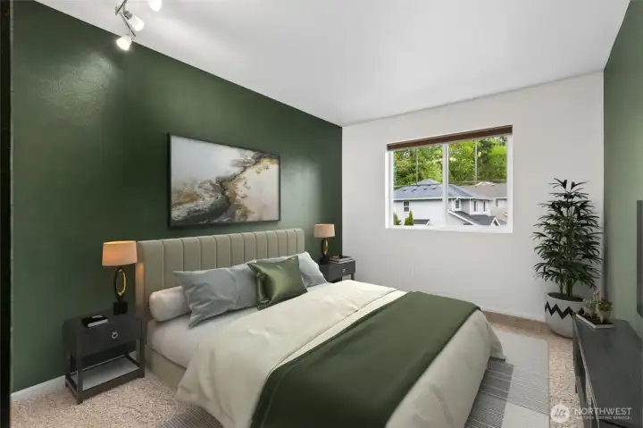 Bedroom #2, you will find all bedrooms are ample in size. ***Virtually Staged***