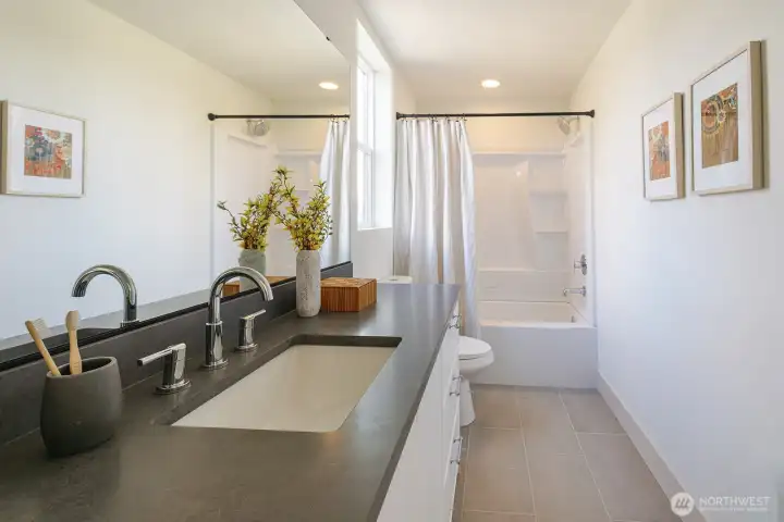 Pictures are of model home. Fixtures and finishes may vary.