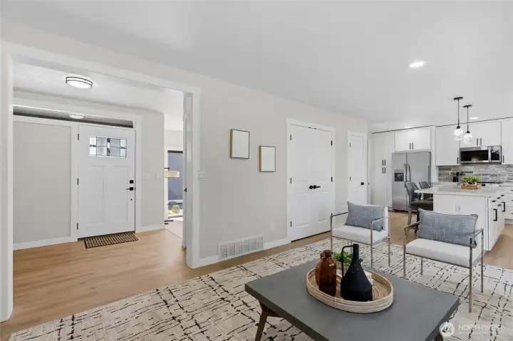 All new doors, baseboard and custom luxury vinyl planked flooring. All new doors, baseboard and custom luxury vinyl planked flooring.