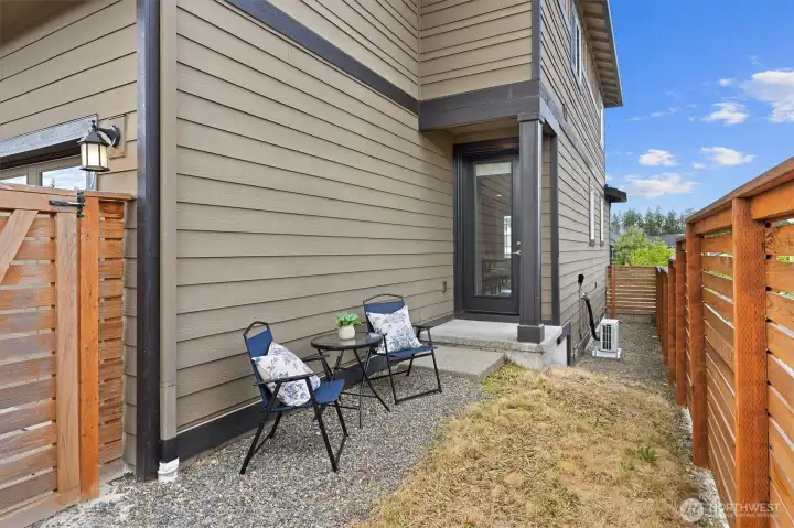 Outdoor seating area Outdoor seating area