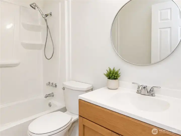 Downstairs full bath! Downstairs full bath!