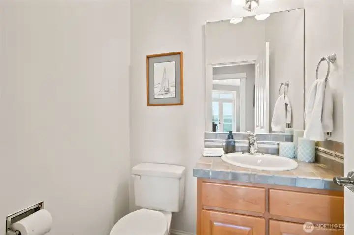 MAIN HOUSE powder room.