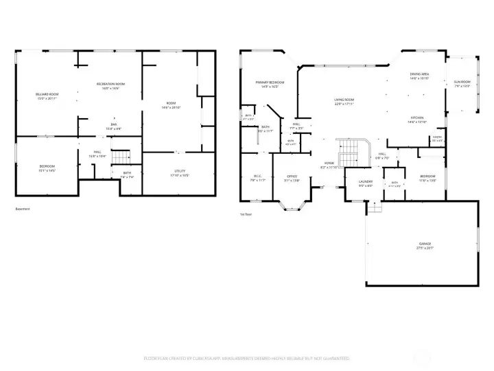 Main House Floor Plan