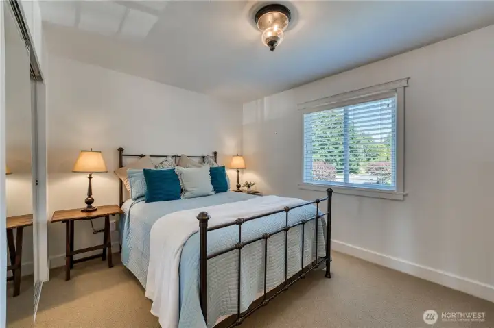 Junior suite with its own ensuite bathroom provides ideal accommodations for guests or multigenerational living.