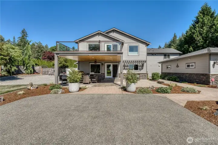 Plenty of space to relax and enjoy the partial sound views from the patio or the balcony.