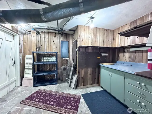 Basement shop space
