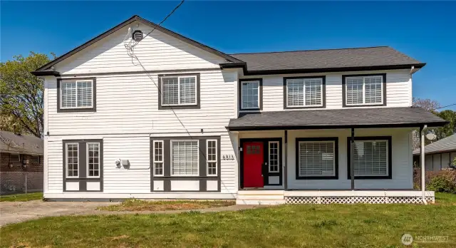 Classic designed two story home with four bedrooms and two and one half bathrooms. Lots of room in this home. Shy 3,000 SQ FT Room for everyone!