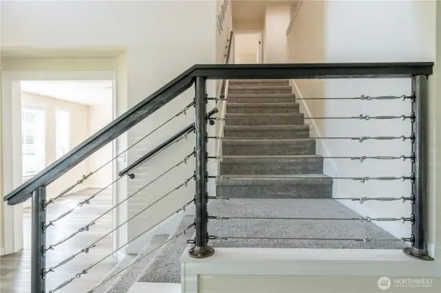 Stairwell to upstairs.