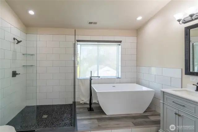 Primary bathroom.