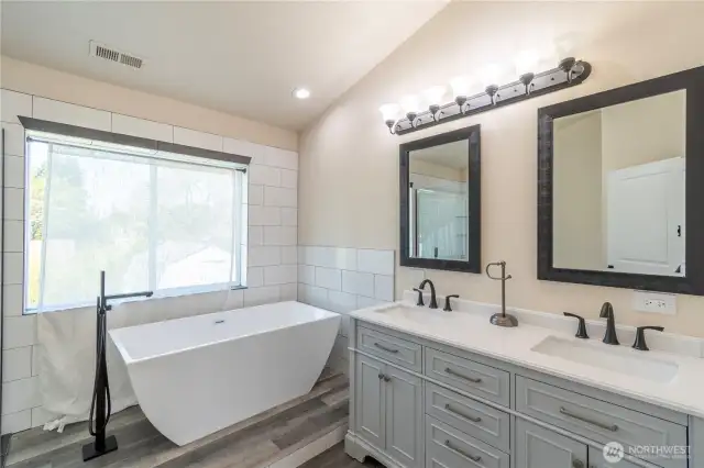 Another view of primary bathroom.