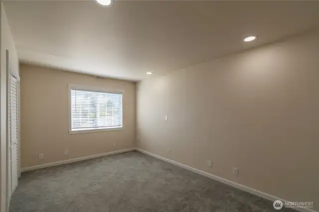 Total of four bedrooms.