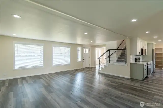 Another picture of the huge living area.