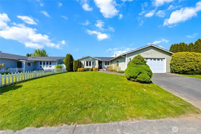 Shy 1400 sq ft, 3 BR, 1 3/4 bath