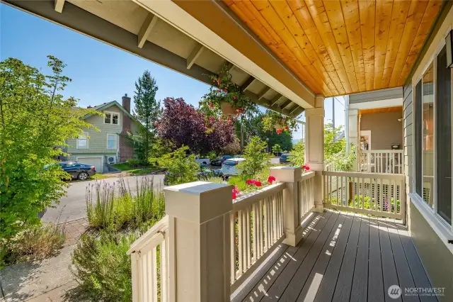 Covered front porch