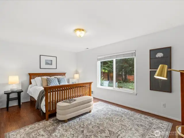 Lower level secondary bedroom