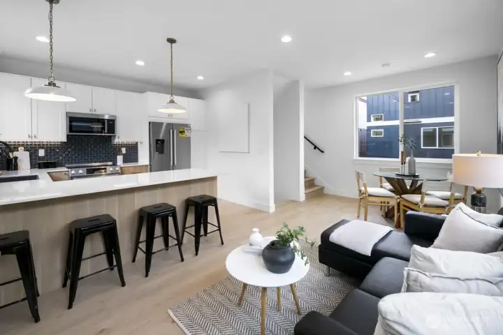 Photos are of model home 322B. Layout and finishes may vary.