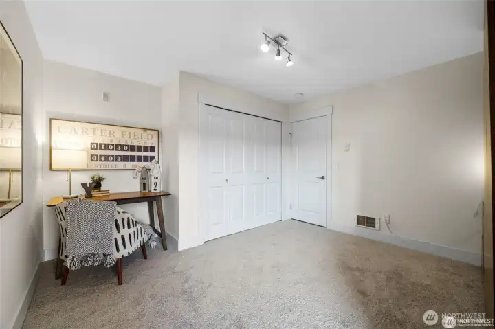 2nd bedroom with Murphy bed closed