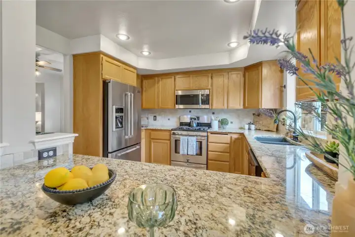 Plenty of counter space