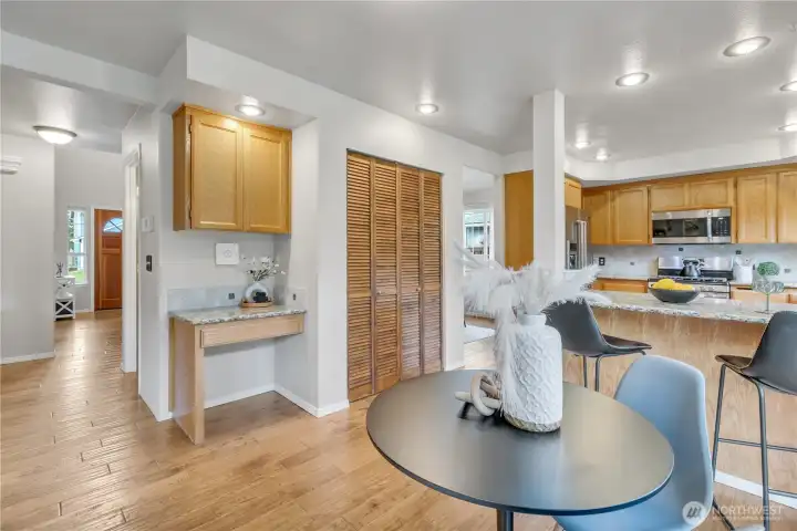 Semi Open floorplan provides flow & function