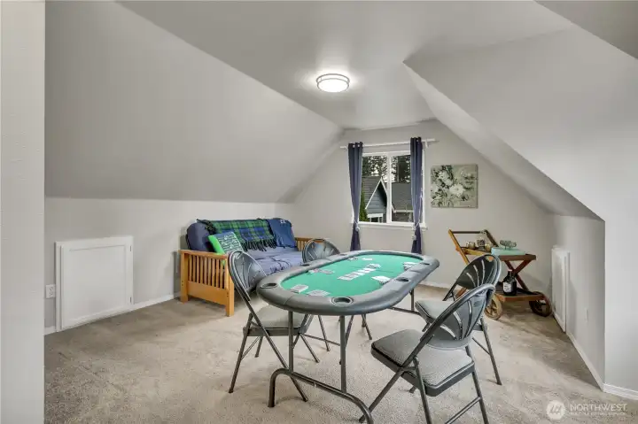 Large bonus room above garage