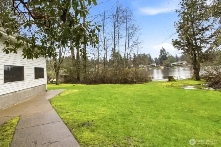 Room to have some lake front fun!