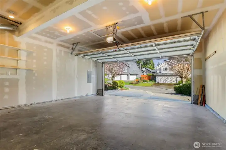 2 Car Attached Garage