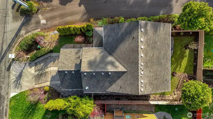 Roof is in great shape approximately 10 years old