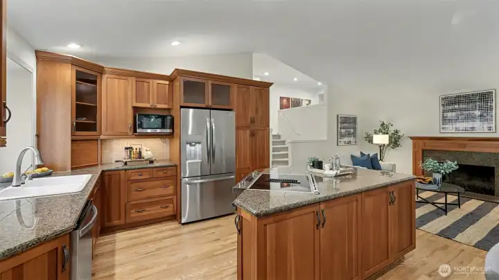 New appliances - refrigerator, cooktop/oven with vent, and dishwasher