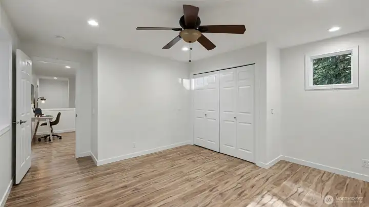 Door leads to bonus/loft space