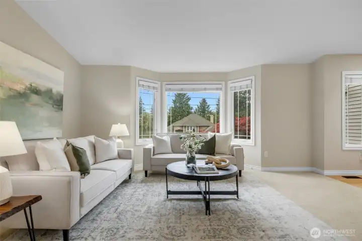 Watch the sky change color as the sun sets over the west.