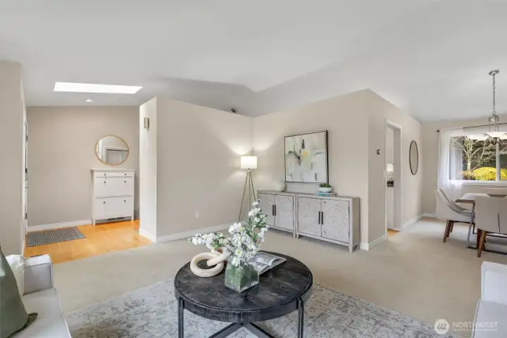 Open and spacious with an elegant color palette