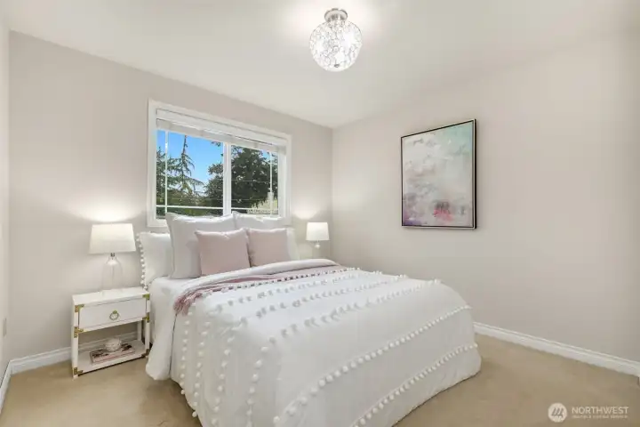 Bedroom 2 on the upper level.