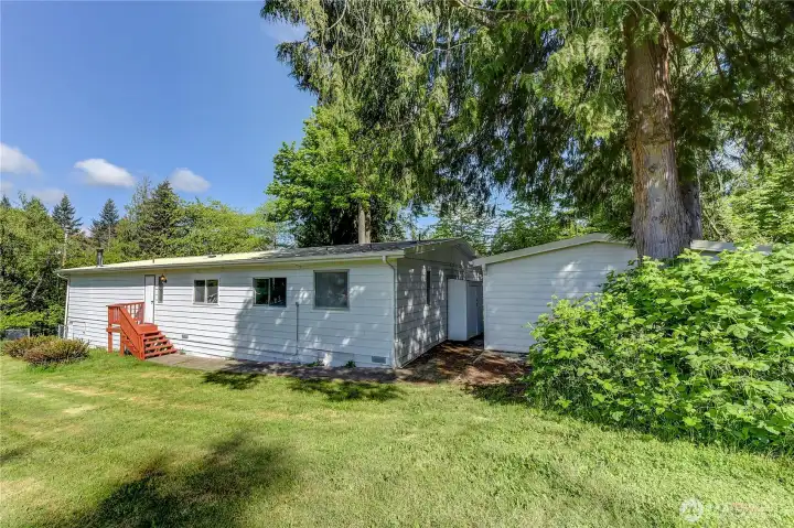 Back of home