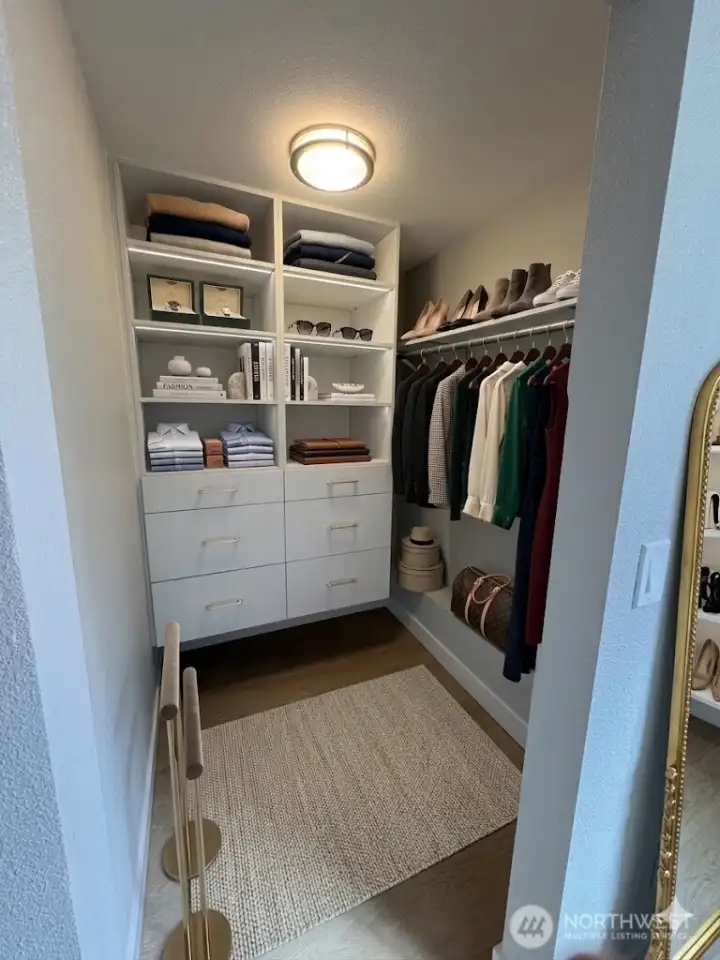 Secondary bedroom closet. Secondary bedroom closet.
