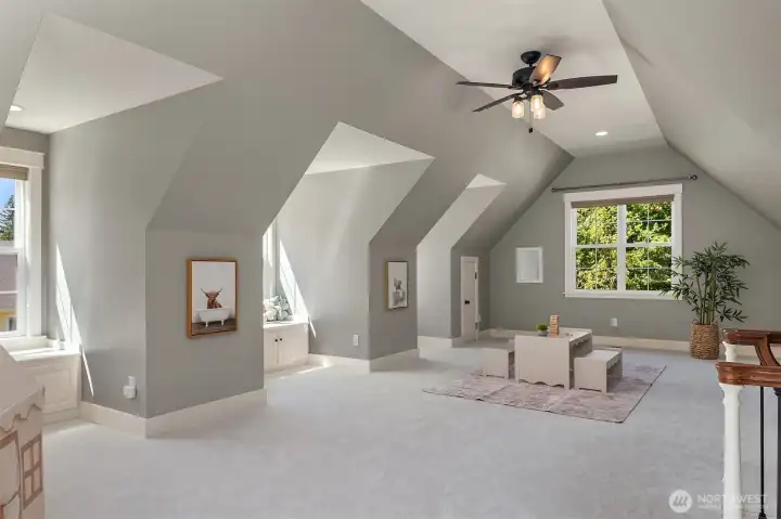 Bonus Room above Garage