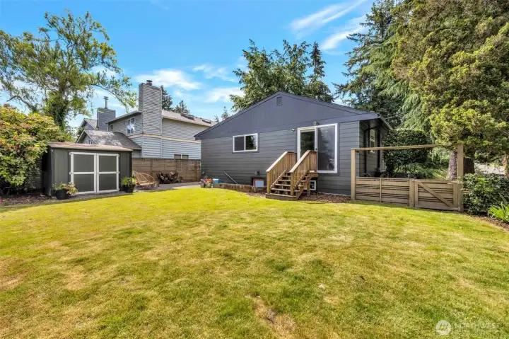 Spacious backyard Spacious backyard