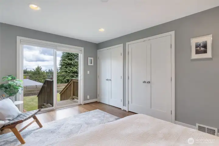 Second bedroom double closets Second bedroom double closets