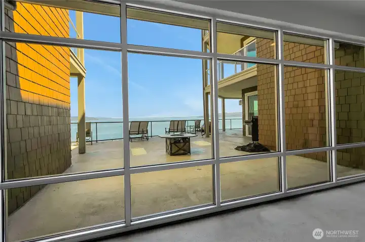 Common area patio off of the clubroom located on 5th floor available for events Common area patio off of the clubroom located on 5th floor available for events