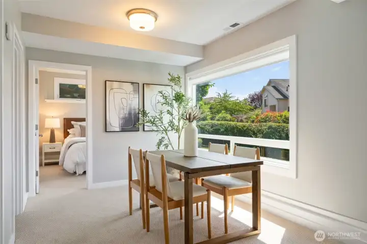Great flex space between guest suite and downstairs living with light filled windows Great flex space between guest suite and downstairs living with light filled windows