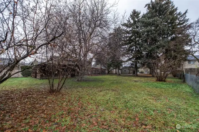 SW corner looking NE showing existing structures