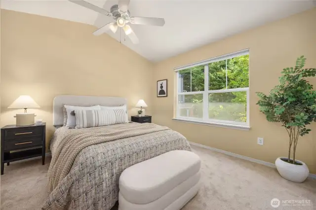 Upstairs primary bedroom