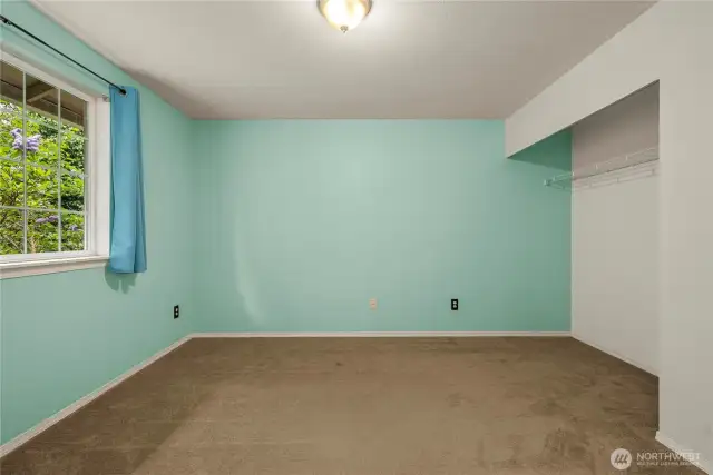 Other good sized bedroom upstairs with large closet.