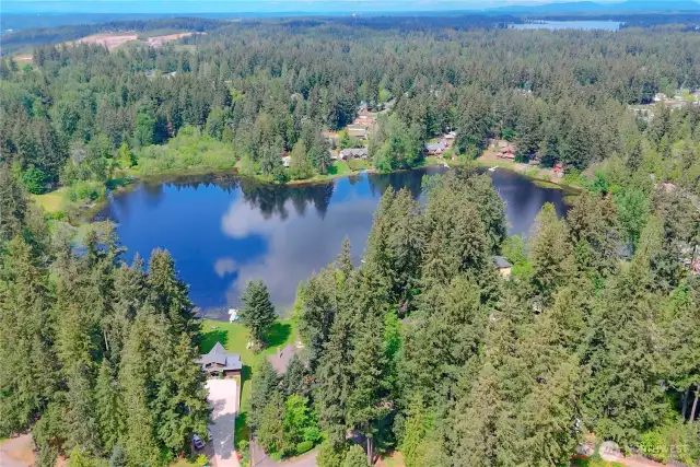 Lake Bonney just a bit down the road! Public lake with swimming, kayaking and a walking loop.