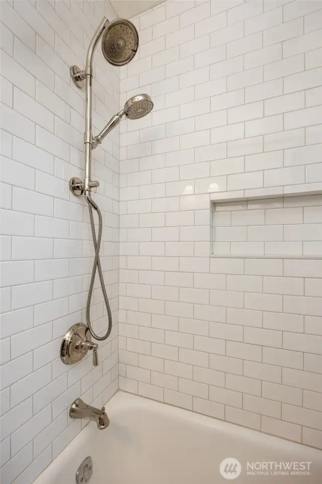 Updated main floor bathroom.