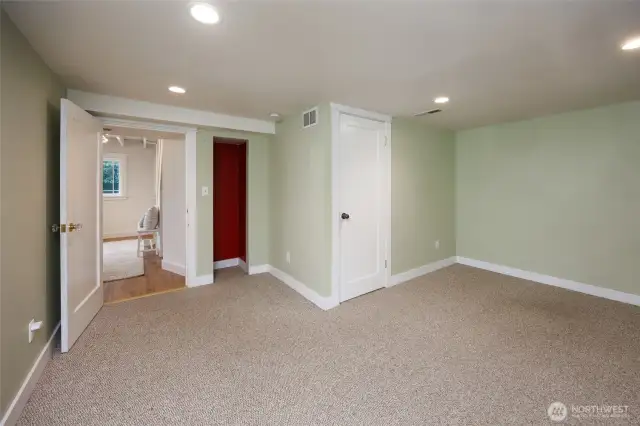 Lower level bedroom
