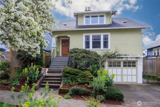 Beautiful classic home with newer exterior paint.
