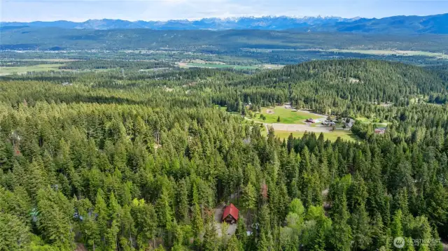 Aerial of property
